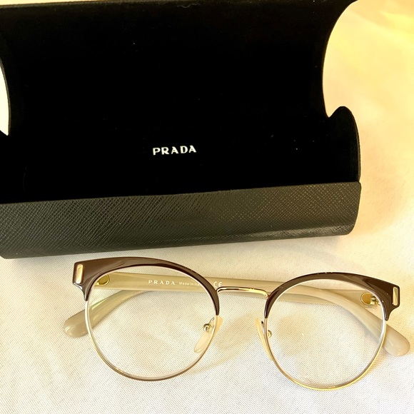 Designer Prada Cat-eye Glasses - Picture 1 of 5